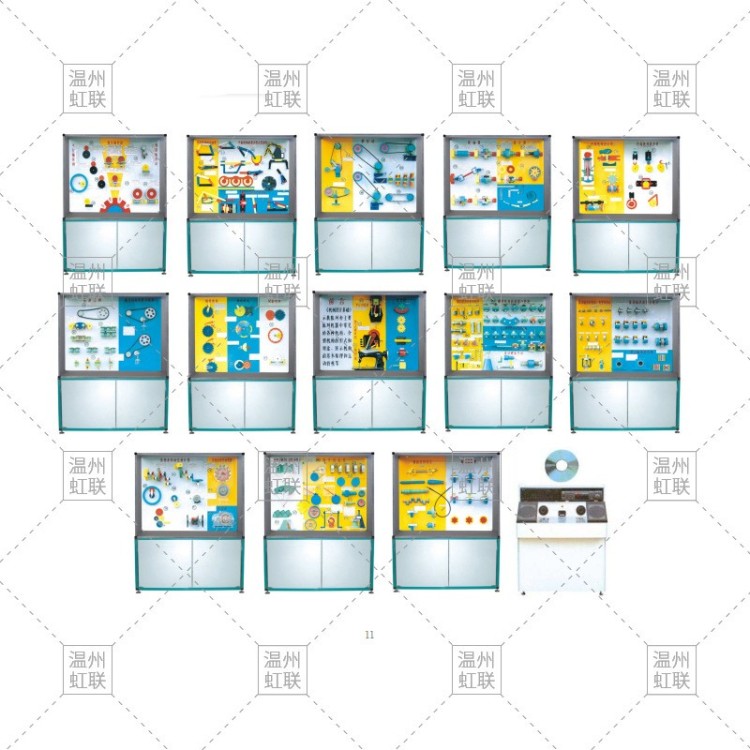 HL-M04型《机械设计基础》示教陈列柜