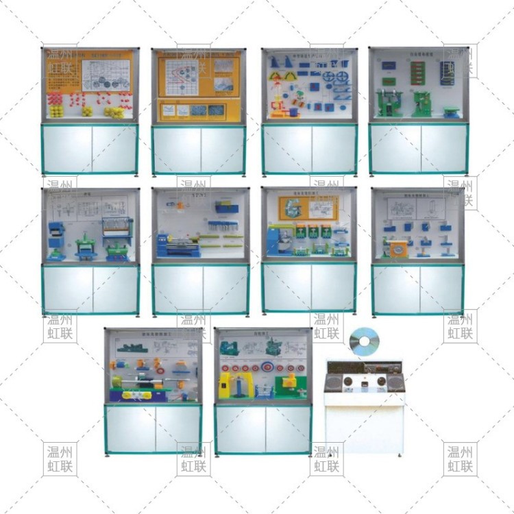 HL-M09型《金属工艺学》示教陈列柜